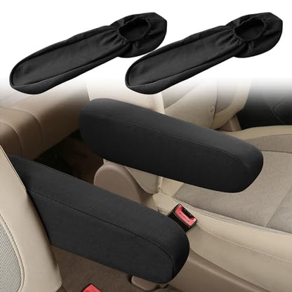2PC Car Front Seat Armrest Covers