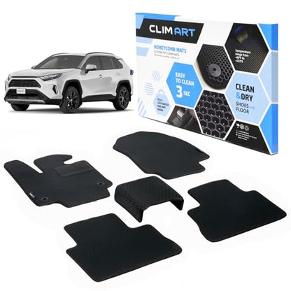 All Weather Car Floor Mats Compatible with Toyota RAV4 2019