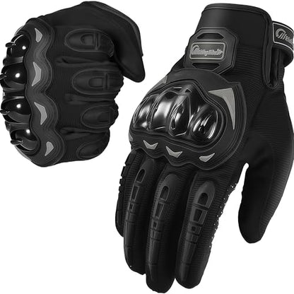 Motorcycle Gloves for Men and Women Touchscreen Guantes Para Motocicleta Hombre for Powersports BMX ATV MTB Motocross Scooter Dirt Bike Riding Gloves Motorcycle Mens Helmets Accessories