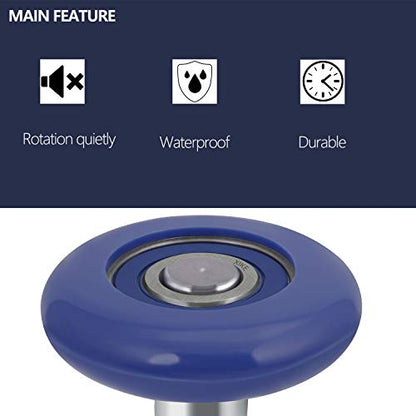 Blue 2" Nylon Garage Door Roller (10 Count)