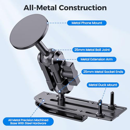 Metal Phone Mount for Jeep Wrangler JL JLU &Gladiator JT 2024