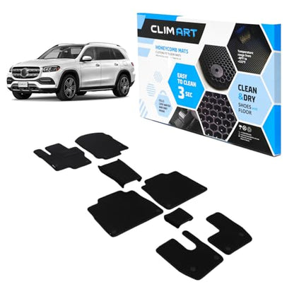 All Weather Car Floor Mats Compatible with Mercedes GLS 2020