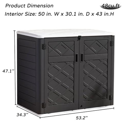 Resin Outdoor Storage Shed