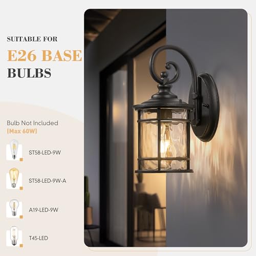 Outdoor Wall Sconces 2 Pack (2 Count)