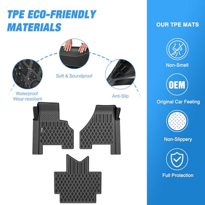 Floor Mats for Freightliner Cascadia 2018 2019 2020 2021 2022 2023