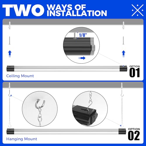 BS84 LED Shop Lights 4FT for Workshop