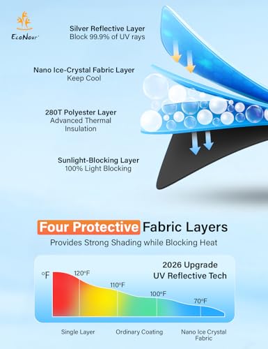 Windshield Sunshade Compatible for Ford Super Duty 2017