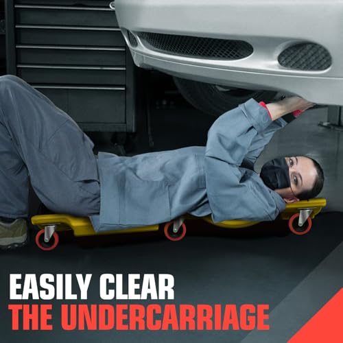 36" L X 17" W x 4.25" H Vehicle Repair Low Profile Automotive Creeper w