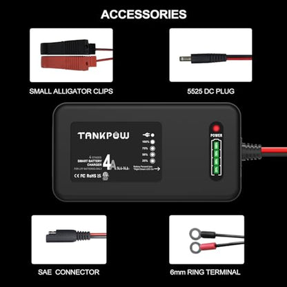 14.6V 4A LiFePO4 Lithium Battery Charger