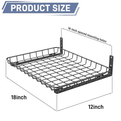 Garage 12x18 inch Wall Shelf