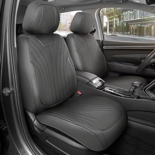 Curated Suede Leather Seat Covers for Cars & SUVs (2 Count)