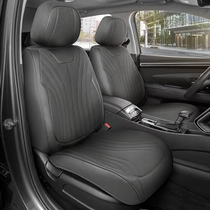 Curated Suede Leather Seat Covers for Cars & SUVs (2 Count)