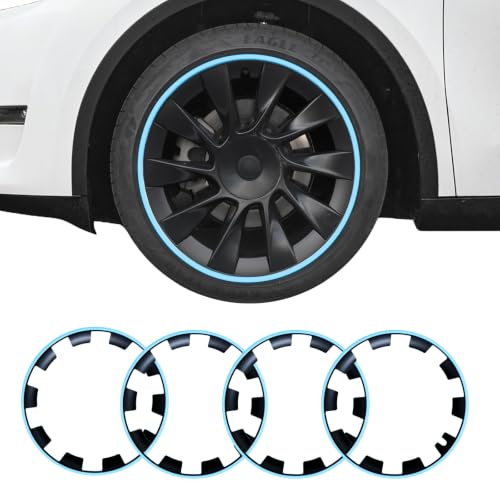 Wheel Rim Protector for Tesla Model Y 20 Inch Induction Wheels All (4 Count)