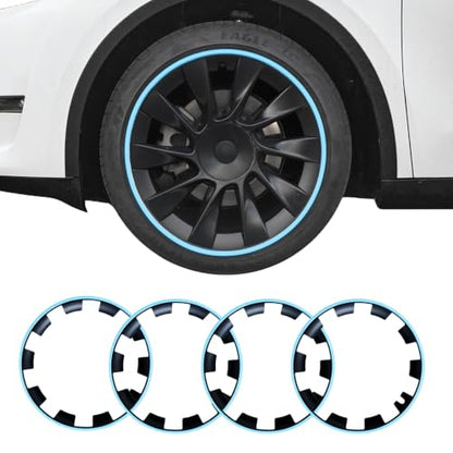 Wheel Rim Protector for Tesla Model Y 20 Inch Induction Wheels All (4 Count)