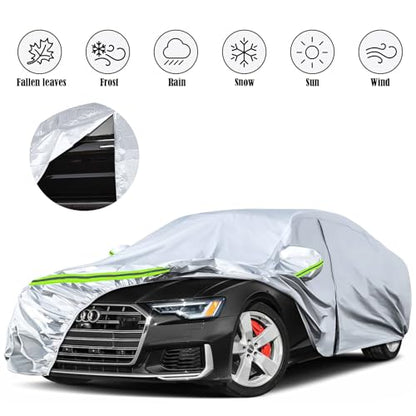 6 Layers Silver Waterproof Car Covers Replace for 2004