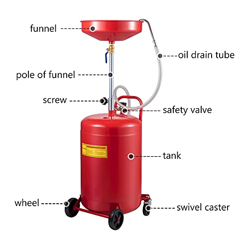 20 Gallon Waste Oil Drain Tank