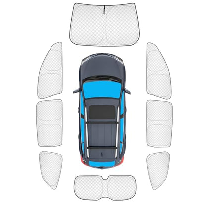 8pcs Thicken Sun Shades for Subaru Ascent 2019