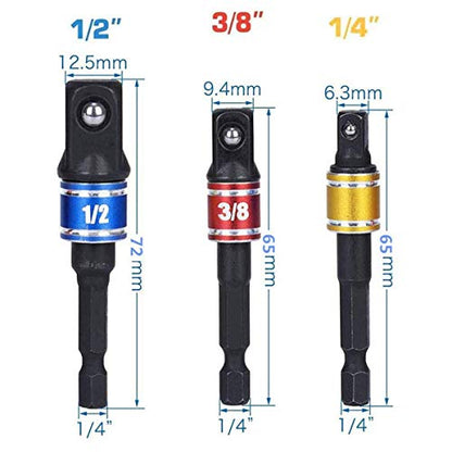 Socket Adapter Extension Set (3 Count)