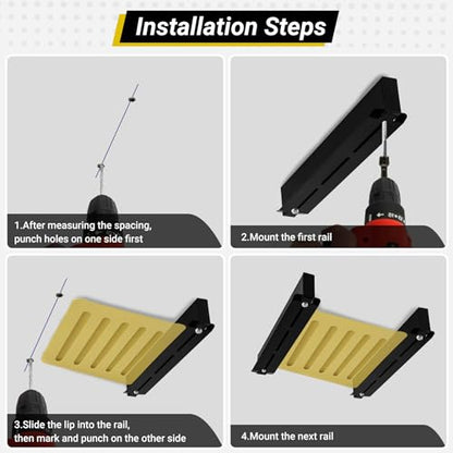 6 bin Overhead Garage Storage Rack (7 Count)