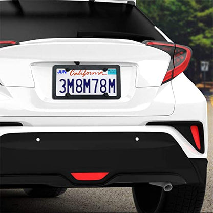 Topography Silicone License Plate Frames