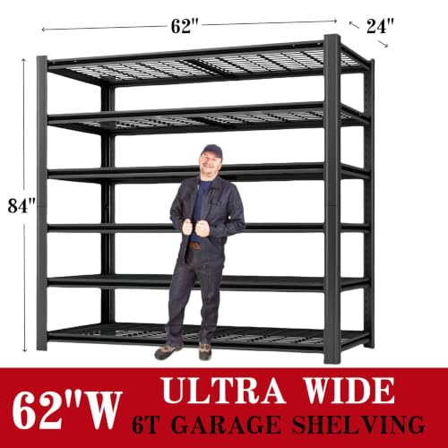 6 Tier Heavy Duty Garage Shelving