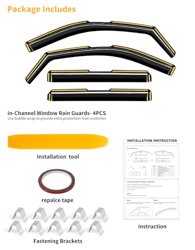 Rain Guards for Chevy Silverado (4 Count)
