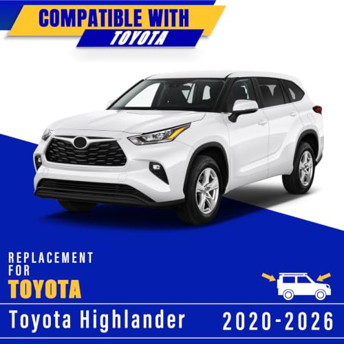 3 Wipers Fits Toyota Highlander 2020