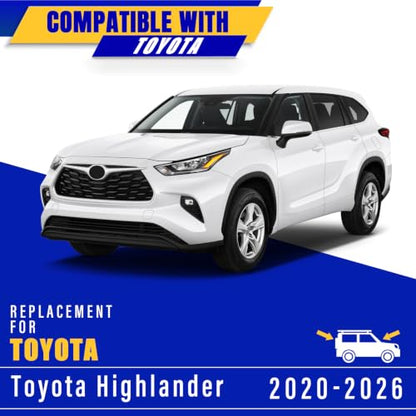 3 Wipers Fits Toyota Highlander 2020