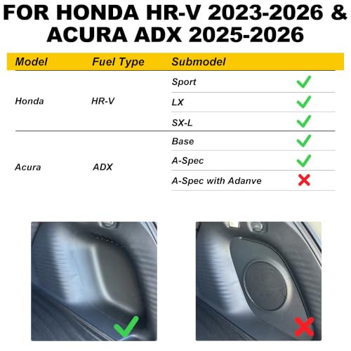 Full Set Floor Mats Fit for Honda HRV 2023