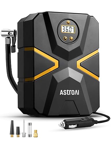 S1 Tire Inflator Portable Air Compressor 12V DC with Digital Gauge