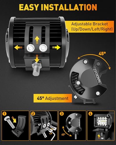 4 Inch LED Pod Lights (8 Count)