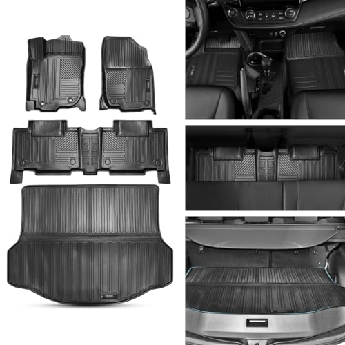 Compatible for 2013 2014 2015 2016 2017 2018 Toyota Rav4 Floor Mats & Cargo Liners Trunk Mats All