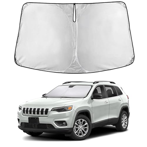 Windshield Sunshade Compatible for Jeep Cherokee SUV 2014