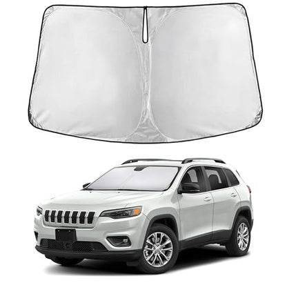 Windshield Sunshade Compatible for Jeep Cherokee SUV 2014