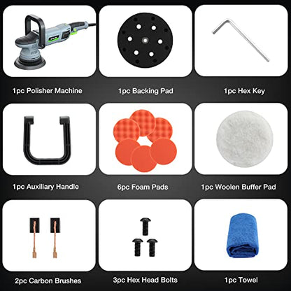6" Dual Action Random Orbital Polisher Kit