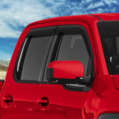Tape on Extra Durable Rain Guards for Nissan Frontier 2022 (4 Count)