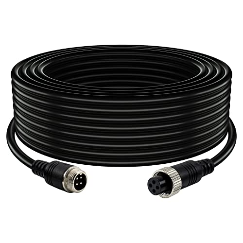 Car Video 4 Pin Aviation Extension Cable 65.6Ft