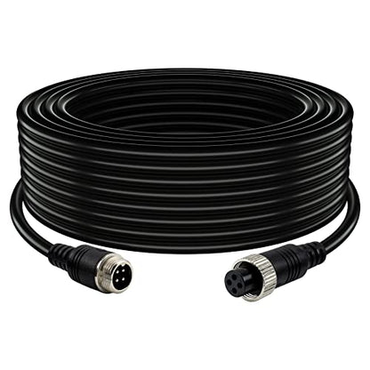 Car Video 4 Pin Aviation Extension Cable 65.6Ft