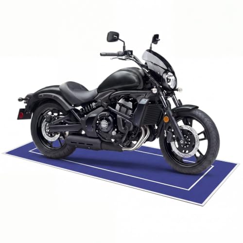 Motorcycle Mat Garage Floor Rug Washable Parking Mats for Garage Floors Non Slip Oil Absorbent Pad Rubber Backing Layer Protects Floor