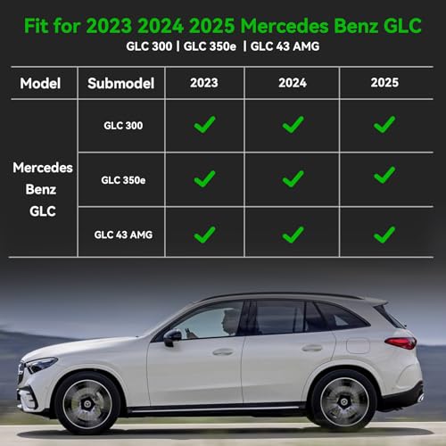 for Mercedes Benz GLC丨GLC 300丨GLC 350e 丨GLC 43 AMG Floor Mats 2026 2025 2024 2023