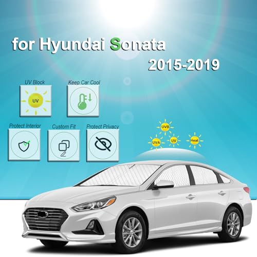 8pcs Thicken Car Window Shades for Hyundai Sonata Sedan 2015