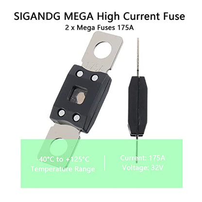 175A MEGA High Current Fuse (2 Count)