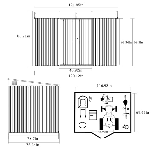 6'x10' Storage Shed
