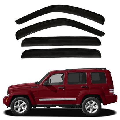 4pcs Front+Rear Smoke Tint Sun (4 Count)