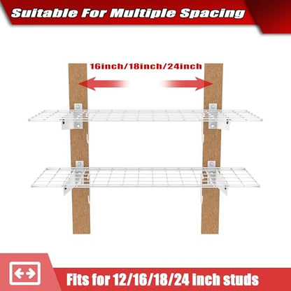 2 Pack Garage Wall Shelves