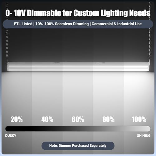 400W LED Linear Shop Lights