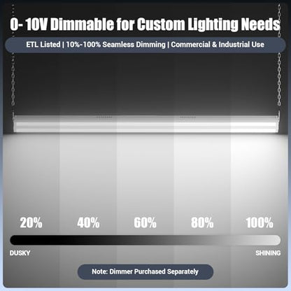 400W LED Linear Shop Lights
