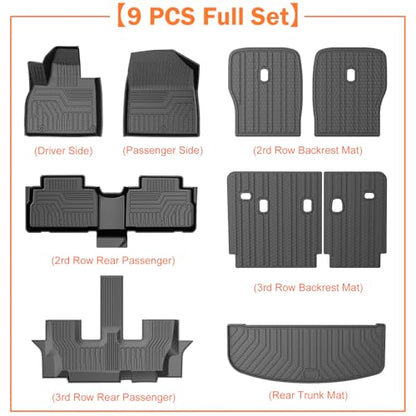 Floor Mats Set for 2020 (9 Count)