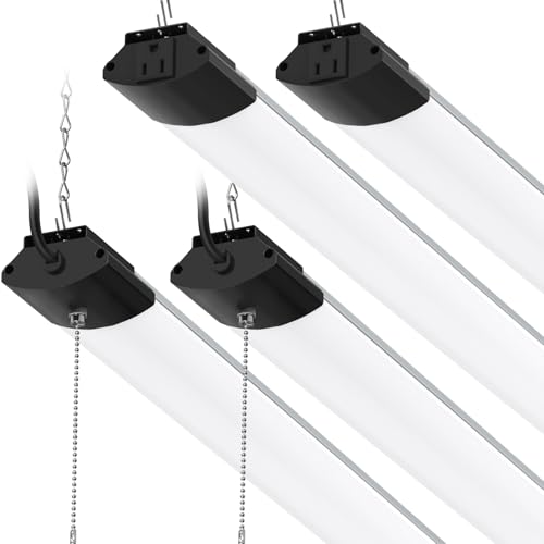 BS168 LED Shop Lights 8FT for Workshop (4 Count)