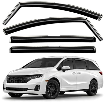 Window Deflectors Smoke Tinted in (4 Count)